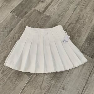 White Pleated Skirt Brand New Never Worn